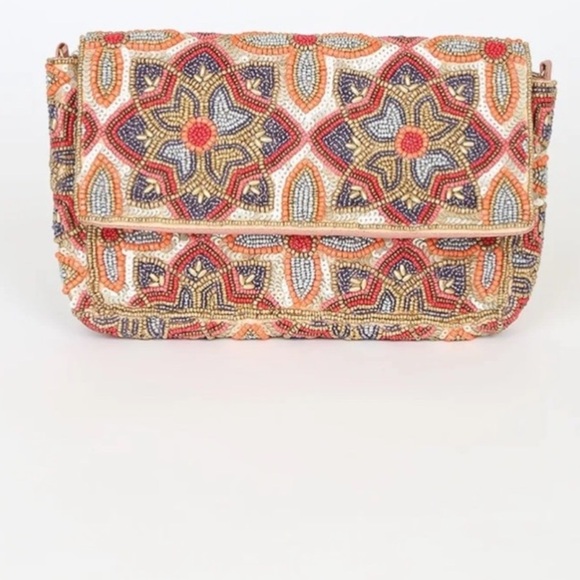 Lulus Style that Stuns Beaded Clutch with chain strap option - Picture 3 of 10